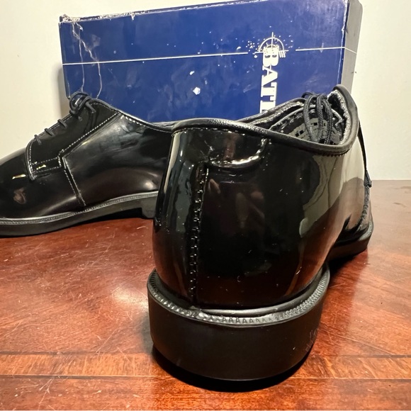 NWB Bates Men Patent leather Dress Cadet formalwear size 9.5E wide width - Picture 11 of 13